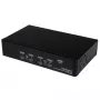 Switch KVM USB DisplayPort a 4 porte StarTech.com con audio, 3840 x 2400 pixel, nero