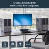 Switch KVM USB DisplayPort a 4 porte StarTech.com con audio, 3840 x 2400 pixel, nero