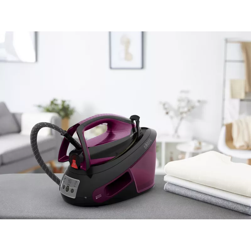 Ferro da stiro Tefal Express Vision SV8152 2800 W 1,8 l suola Durilium AirGlide Autoclean viola, nero