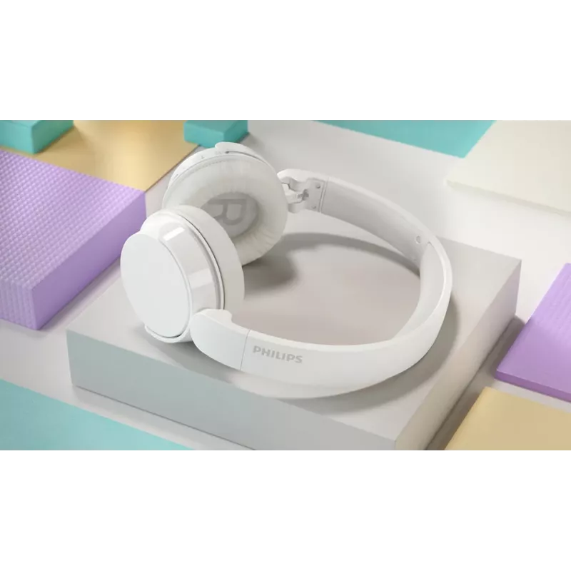 Cuffie/headset Philips serie 4000 TAH4209WT/00 wireless on-ear chiamate/musica Bluetooth bianco