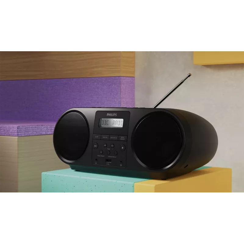 Philips TAZ6000/10 Lettore CD nero Lettore CD portatile