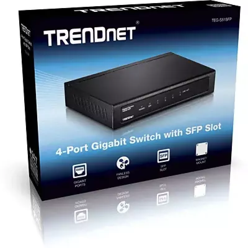 Switch di rete unmanaged Trendnet TEG-S51SFP