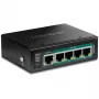 Switch di rete TRENDnet TI-B541 unmanaged 5 porte Gigabit Ethernet (10/100/1000) con PoE, nero