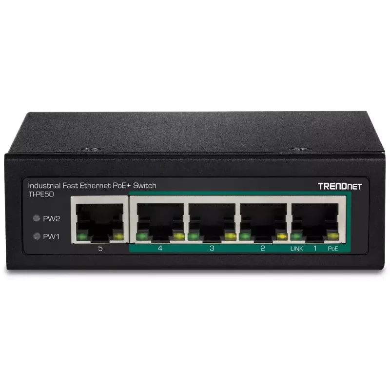 Switch unmanaged Trendnet TI-PE50 Power over Ethernet nero