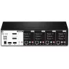 Switch KVM Trendnet TK-440DP nero argento