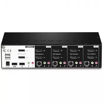 Switch KVM Trendnet TK-440DP nero argento