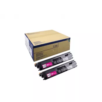 Cartuccia toner Brother TN-900MTWIN magenta, originale, 2 pz., laser, resa 12000 pagine