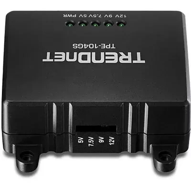 Splitter di rete Trendnet TPE-104GS nero Power over Ethernet PoE