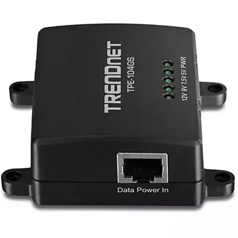 Splitter di rete Trendnet TPE-104GS nero Power over Ethernet PoE