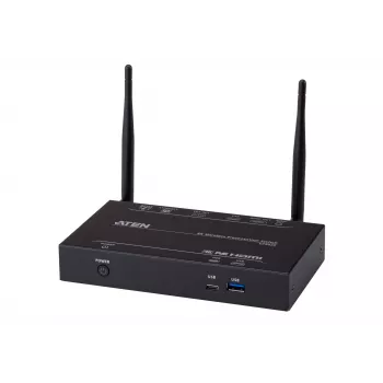 ATEN switch wireless per presentazioni 4K desktop nero HDMI VGA Wi-Fi 5
