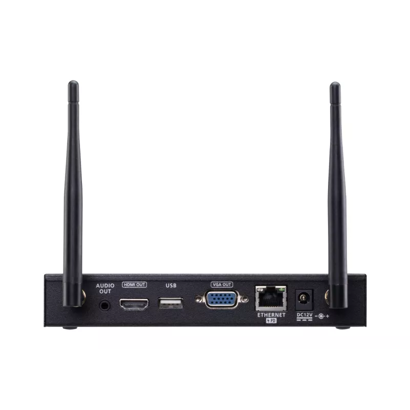 ATEN switch wireless per presentazioni 4K desktop nero HDMI VGA Wi-Fi 5