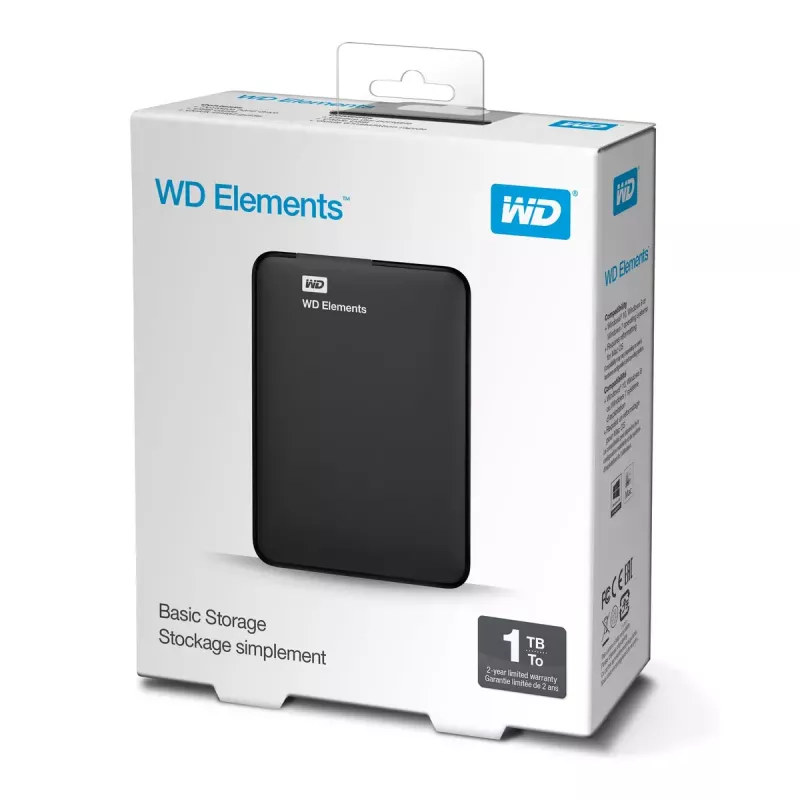 Disco fisso esterno Western Digital 1 TB 3.2 Gen 1 WD Elements Portable