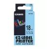 Nastro per etichettatura Casio XR-18X1 nero su trasparente