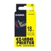 Nastro per etichettatrice Casio XR-18YW1 nero su giallo
