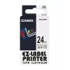 Nastro per etichettatrice Casio XR-24WE1 nero su bianco