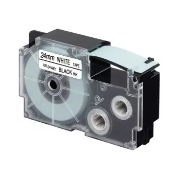 Nastro per etichettatrice Casio XR-24WE1 nero su bianco