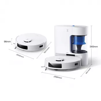 Robot aspirapolvere Ecovacs Deebot N20e PLUS bianco — 2 in 1 aspira e lava