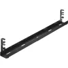InLine canalina portacavi universale a 3 stadi (80/100/120 cm) per montaggio sottotavolo, nero