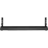 InLine canalina portacavi universale a 3 stadi (80/100/120 cm) per montaggio sottotavolo, nero