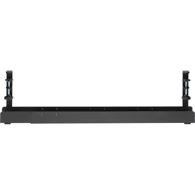 InLine canalina portacavi universale a 3 stadi (80/100/120 cm) per montaggio sottotavolo, nero