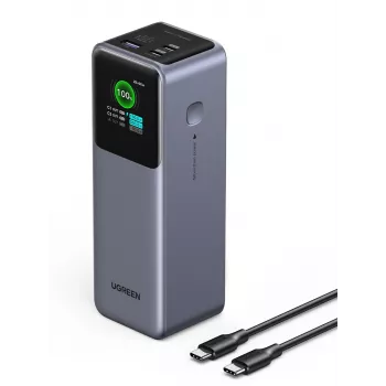 Ugreen 25000mAh 200W ricarica rapida powerbank grigio