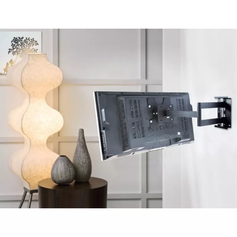 Techly supporto a parete per LCD LED 19-37'' inclinabile 2 snodi nero ICA-LCD 2923B