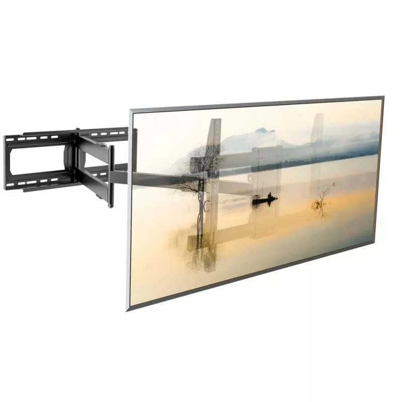 Techly ICA-PLB-721 supporto/supporto da terra per TV 2,03 m (80 pollici) nero
