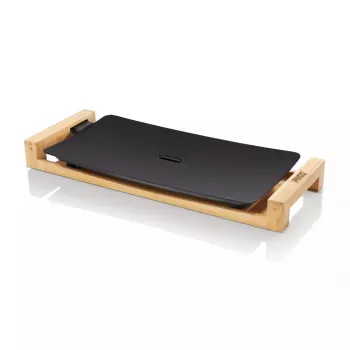 Piastra di cottura da tavolo Princess 103026 Table Chef Pure Black alluminio bambù nero 220W