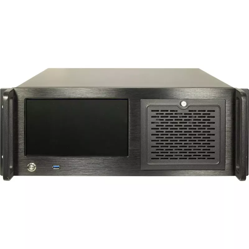 Rack server Inter-Tech 4U-4460 TFT nero 1x ventola 120 mm 5,25