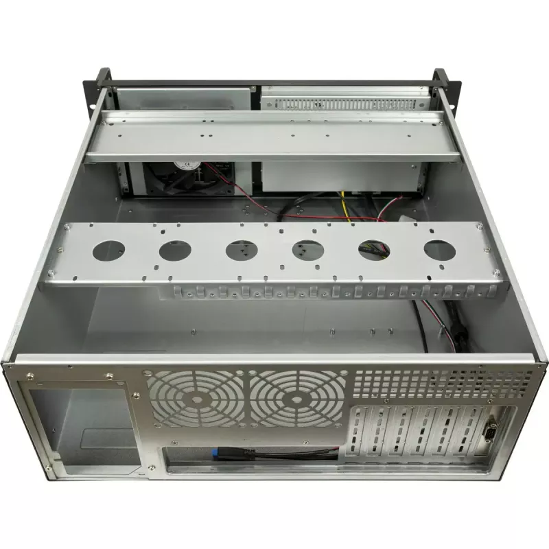 Rack server Inter-Tech 4U-4460 TFT nero 1x ventola 120 mm 5,25