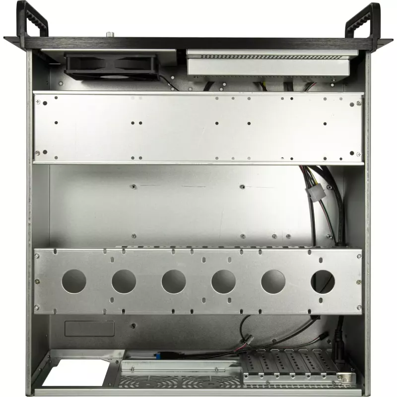 Rack server Inter-Tech 4U-4460 TFT nero 1x ventola 120 mm 5,25