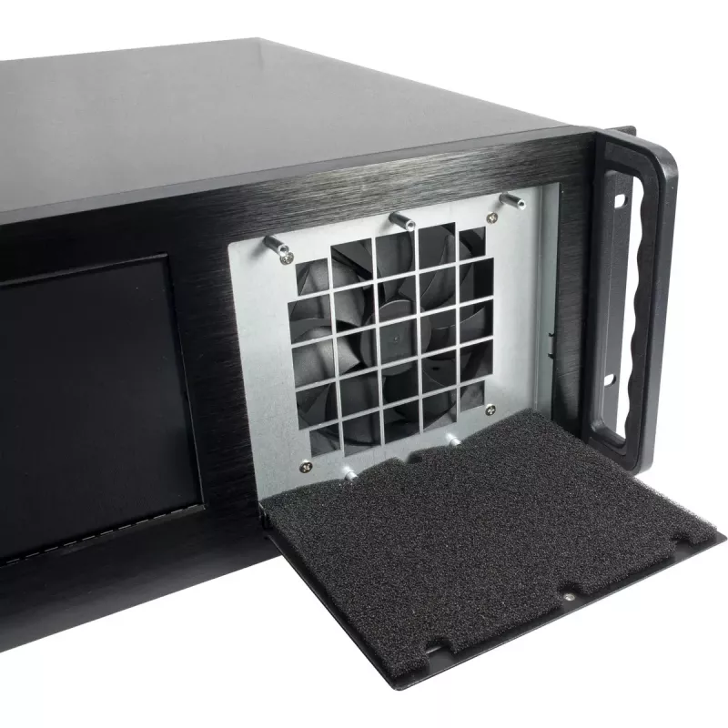 Rack server Inter-Tech 4U-4460 TFT nero 1x ventola 120 mm 5,25