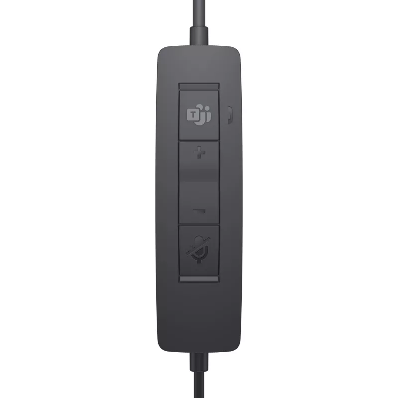 DELL Pro Stereo Headset - WH3022, con filo, ufficio/call center, 96 g, cuffie, nero