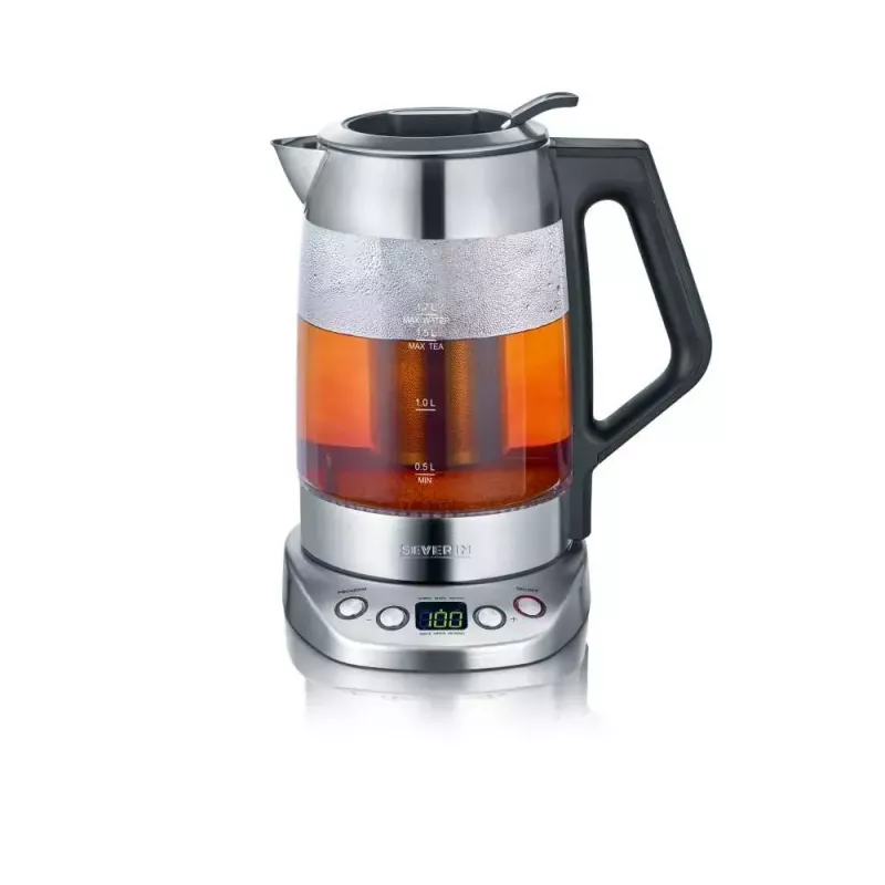 Bollitore Severin 1,7 L 3000 W nero acciaio inox