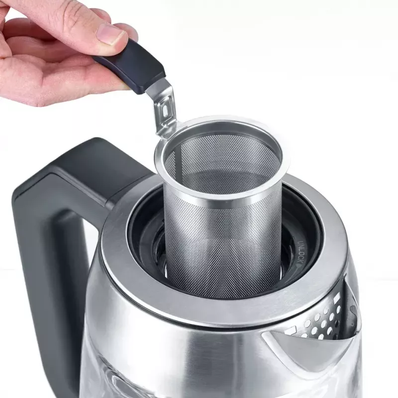 Bollitore Severin 1,7 L 3000 W nero acciaio inox