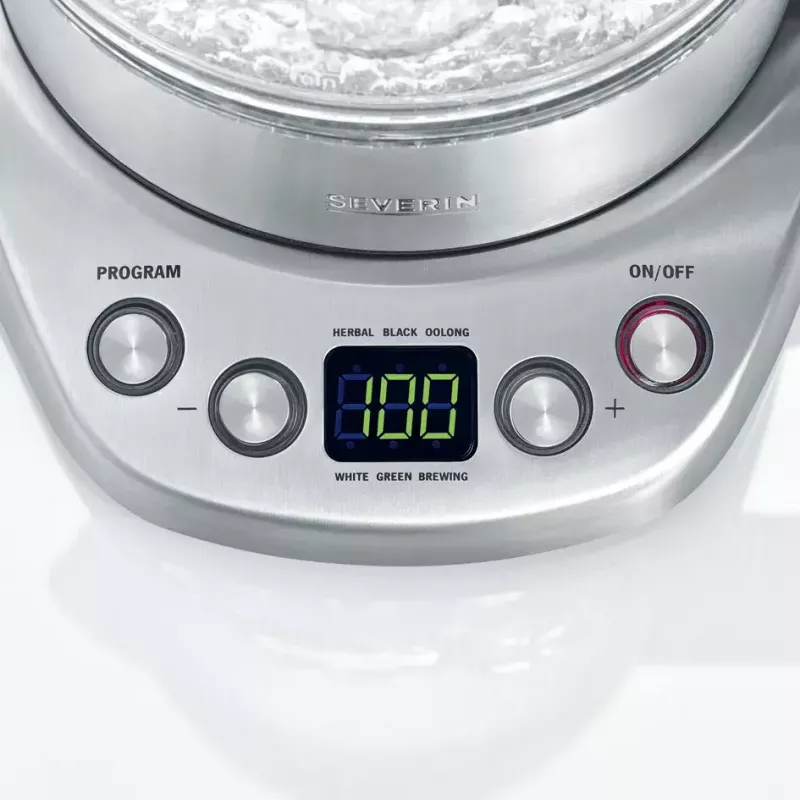 Bollitore Severin 1,7 L 3000 W nero acciaio inox