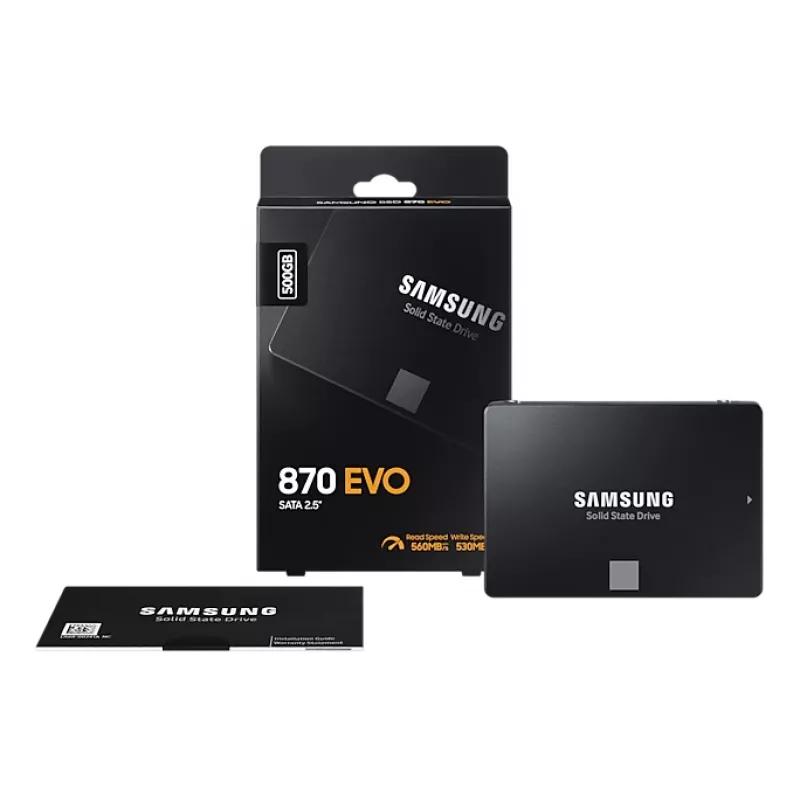 Samsung 870 EVO 500 GB 2,5 inch Serial ATA III V-NAND MLC