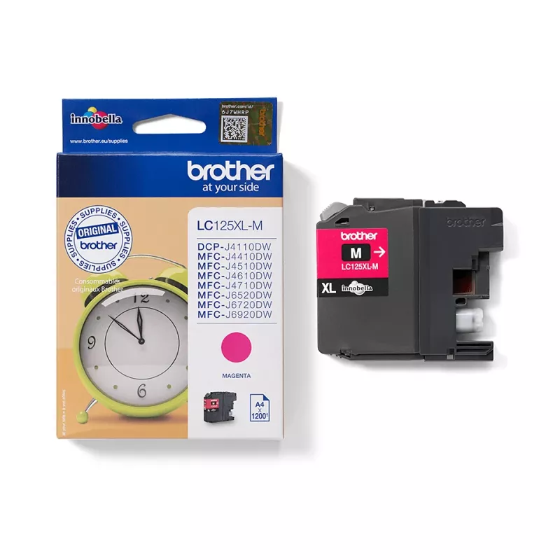Brother LC125XLM cartuccia d'inchiostro 1 pz. originale extra (super) high yield magenta