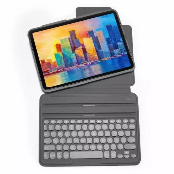 ZAGG Pro Keys Tastiera per Apple iPad Pro 11 (M4/M5), Charcoal, layout UK