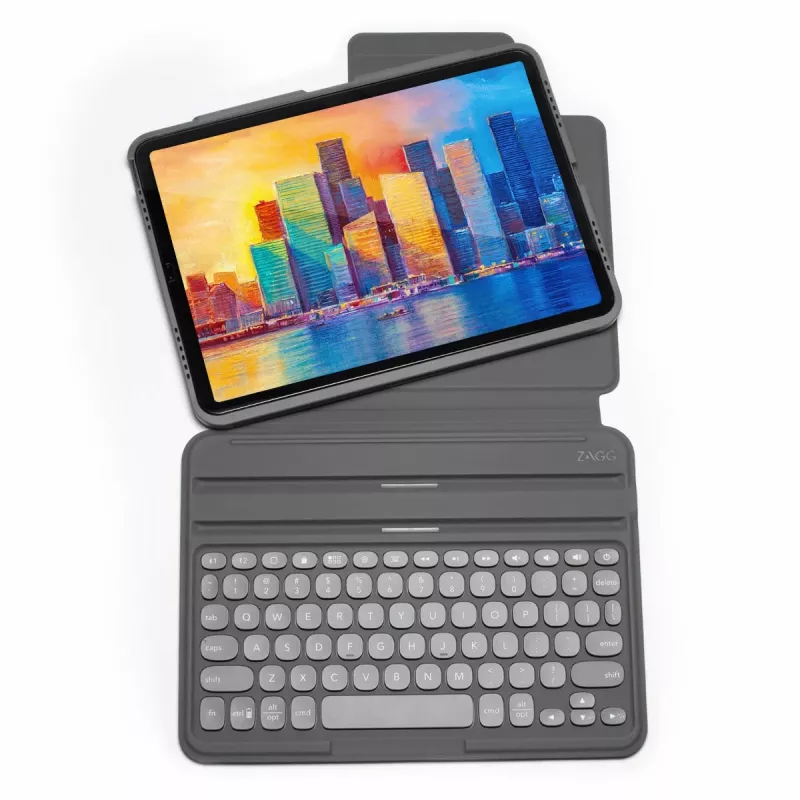 ZAGG Pro Keys Tastiera per Apple iPad Pro 11 (M4/M5), Charcoal, layout UK
