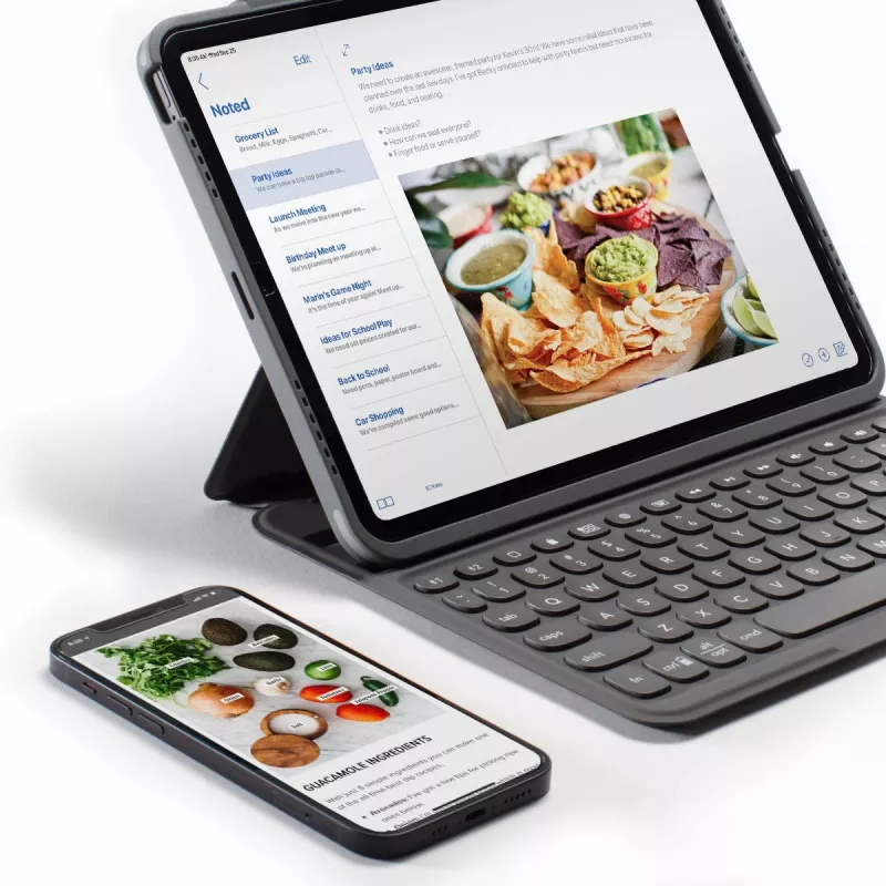 ZAGG Pro Keys Tastiera per Apple iPad Pro 11 (M4/M5), Charcoal, layout UK
