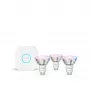 Philips Hue White and Colour Ambience Essential Starter-Kit: 3 lampade smart GU10 (345 lm)