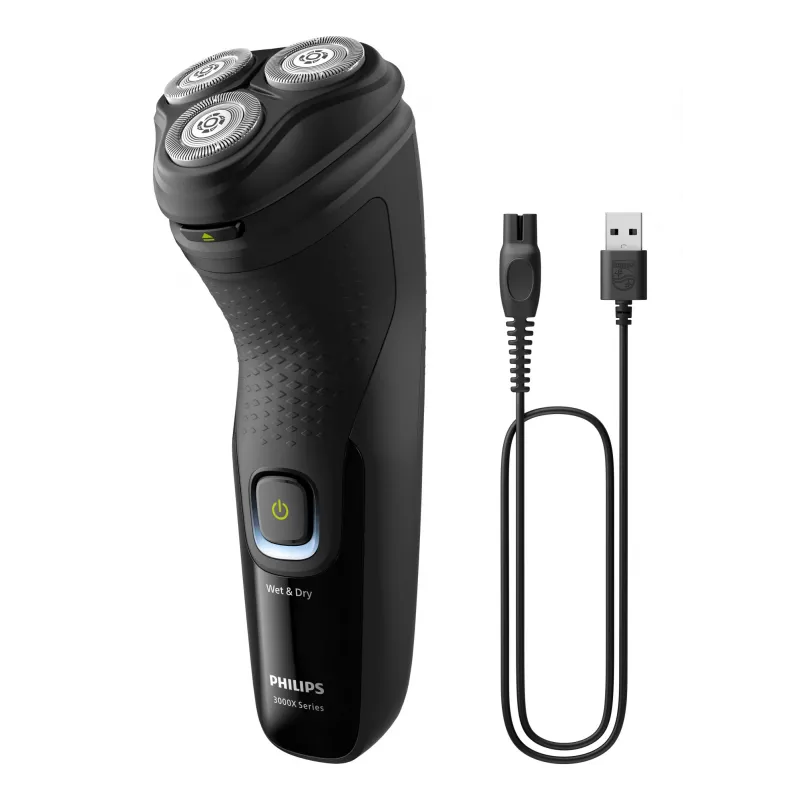 Rasoio Philips X3021/00 rasoio rotativo uomo trimmer nero