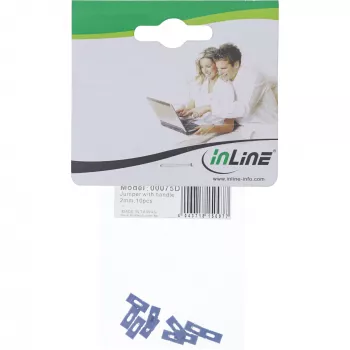 InLine Jumper con linguetta, 10 pezzi, per schede madri e schede di interfaccia PC/server vintage