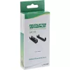 Disaccoppiatore per disco fisso InLine, antivibrazione, da 5,25 pollici a 3,5 pollici, nero