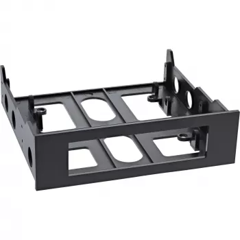 Cornice InLine 03700B telaio per unità floppy con viti, nero