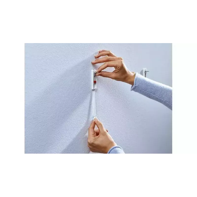 Gancio universale TESA 77775 per esterni bianco 2 pezzi