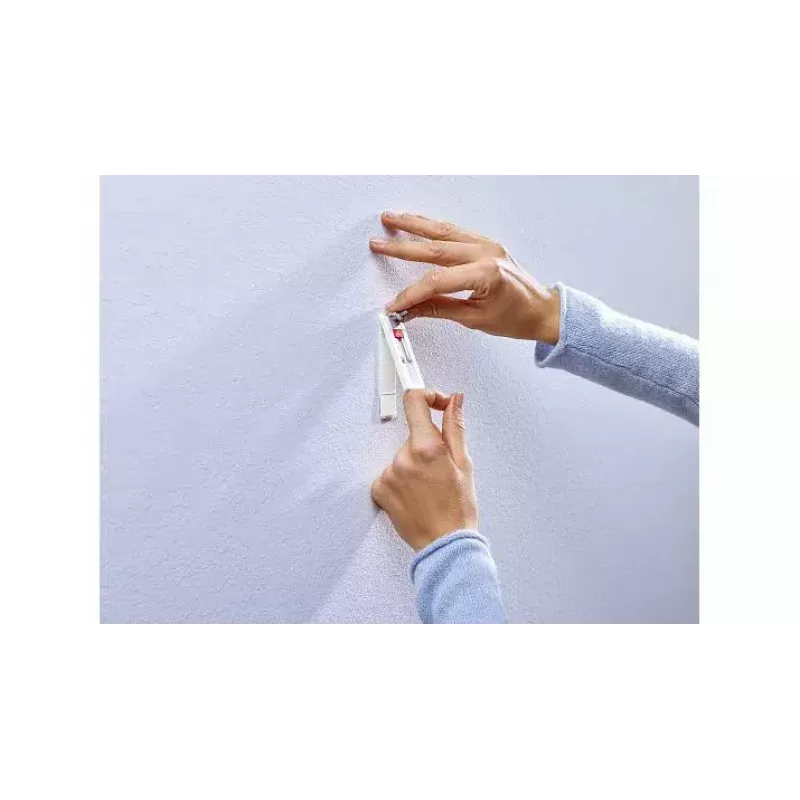 Gancio universale TESA 77775 per esterni bianco 2 pezzi