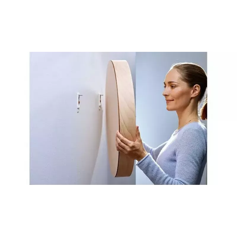 Gancio universale TESA 77775 per esterni bianco 2 pezzi