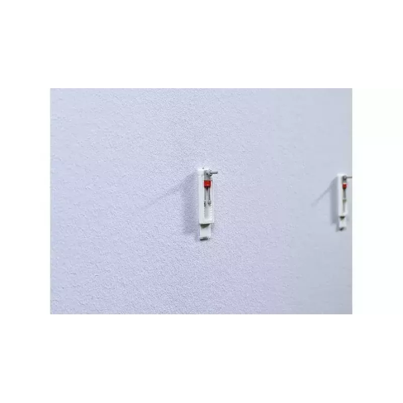 Gancio universale TESA 77775 per esterni bianco 2 pezzi